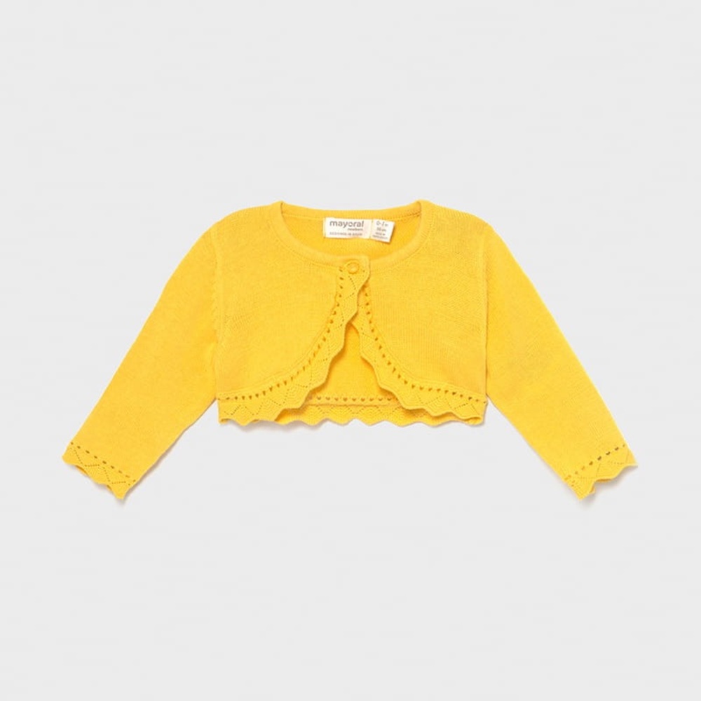 Mayoral Yellow Kids Cardigan